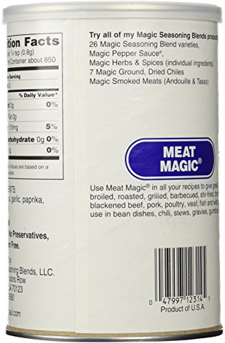 Chef Paul Prudhomme's Magic Seasoning Blends ~ Meat Magic, 24-Ounce Canister