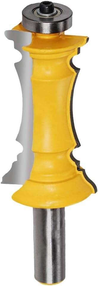 SaferCCTV Drawer Panel Molding Router Bit,1/2" Shank Mitered Door Milling Cutter for Woodworking Edge Treatment