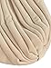 Choies Women's Pleated Head Wrap Knit Bonnet Turban Beige