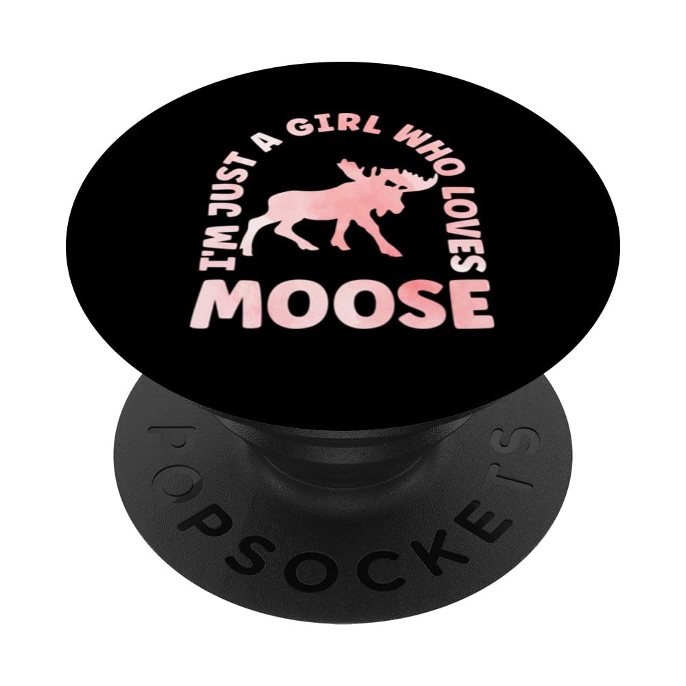 Moose Outfit for Moose Lovers Apparel Women Girls PopSockets Swappable PopGrip