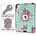 MAKEIT CASE iPad Mini Case, iPad Mini 2 3 Case, 3in 1 Heavy Duty Protection Combo Hybrid Impact Silicone Hard Case Cover for ipad Mini 1 2 3 (IMD-Flower Rose)