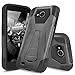 LG X Venture Case, LG X Calibur Case, LG V9 Case, TJS Dual Layer Hybrid Shock Absorbing Impact Resist Rugged Case Cover with Kickstand Silicone Inner Layer For LG X Venture/X Calibur/V9 (Black/Black)