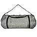 Kraken Aquatics Mesh Duffle Bag with Shoulder Strap | Large Dive Bag for Scuba Diving Gear, Snorkeling, Freediving, Spearfishing, Swimming & Beach | Heavy-Duty Mesh Duffel Bag for Quick Drying