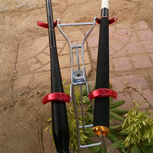 Abaodam Angelrutenhalter für Doppelruten, verstellbar, 2 Stück – Bild 4