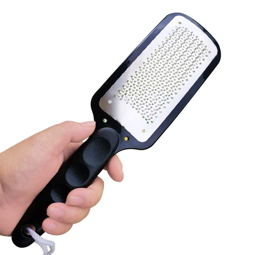 Extra Large Foot Rasp Foot File with Pumice Stone for Feet, Callus Remover, Foot Scrubber, Pedicure Kit Made From Stainless Steel, Use File on Wet or Dry Feet : Beauty