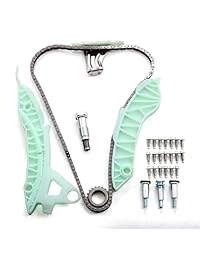 ECCPP TK1100 Kit de cadena de sincronización tensor guía riel se adapta para Mini Cooper 1,6 L Non Turbo 2007 2008 2009 2010 N12B16A