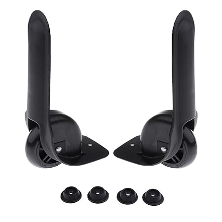 Sharplace 1 Paar Ersatz Rad Räder Wheels Reparatur-Set für Gepäck-Koffer