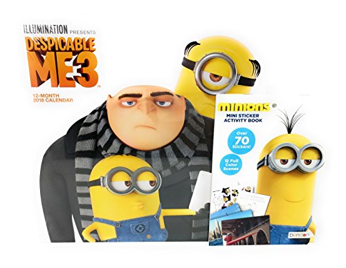 Despicable Me 3 -- 2018 Calendar Gift Bundle