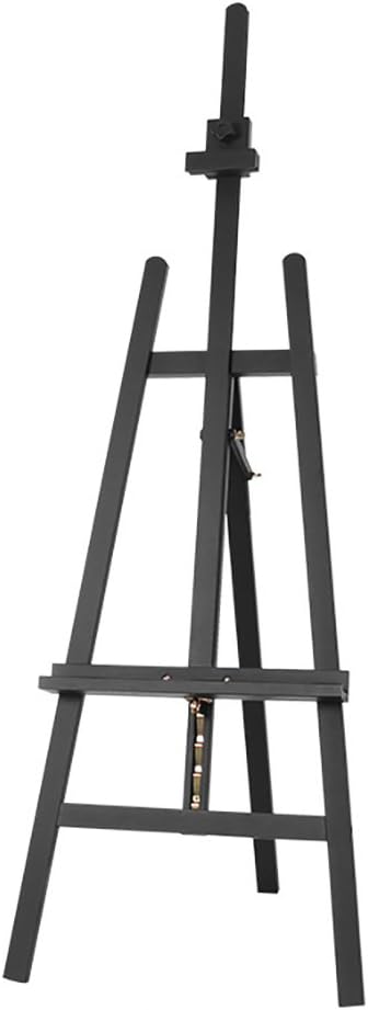 Easels Solid Wood Oil Painting Tripod Shelf Sketch Watercolor Display Holder Bracket Type Advertising Display Rack (Color : Walnut)