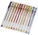 GelPenz 48-Count Gel Pens in Clear Plastic Case for Adult Coloring Books, 48 Unique Colors