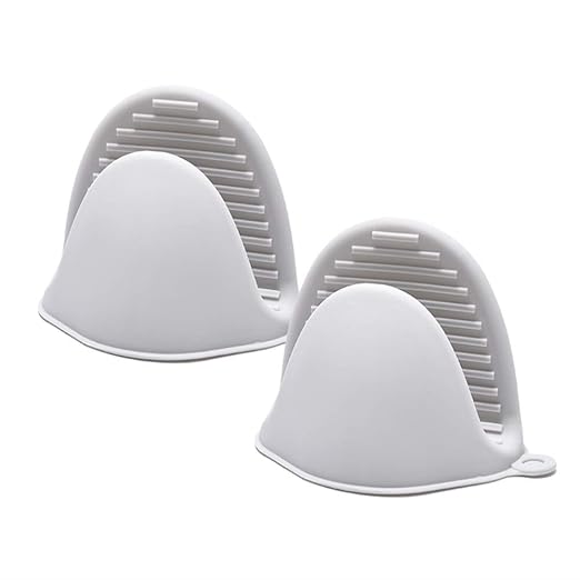 EJHLMNGL Cocina Guantes a Prueba de Calor Tapa Anti-escaldado ...