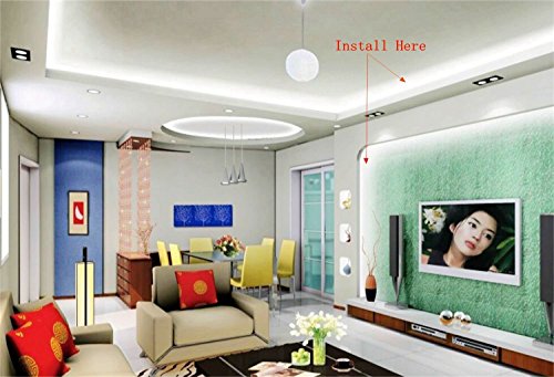 100Leds Copper Strip Light,WONFAST Waterproof 16.4ft/5M Flexible SMD2835 LED Ribbon Mood Rope Solar String Light for Home Bedroom Theater Accent Decoration Christmas Lighting (White)