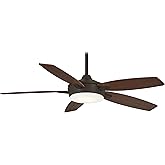 Minka-Aire F690L-ORB/MM Espace 52 Inch Ceiling Fan with Integrated 18W Dimmable LED Light in Oil Rubbed Brone Finish