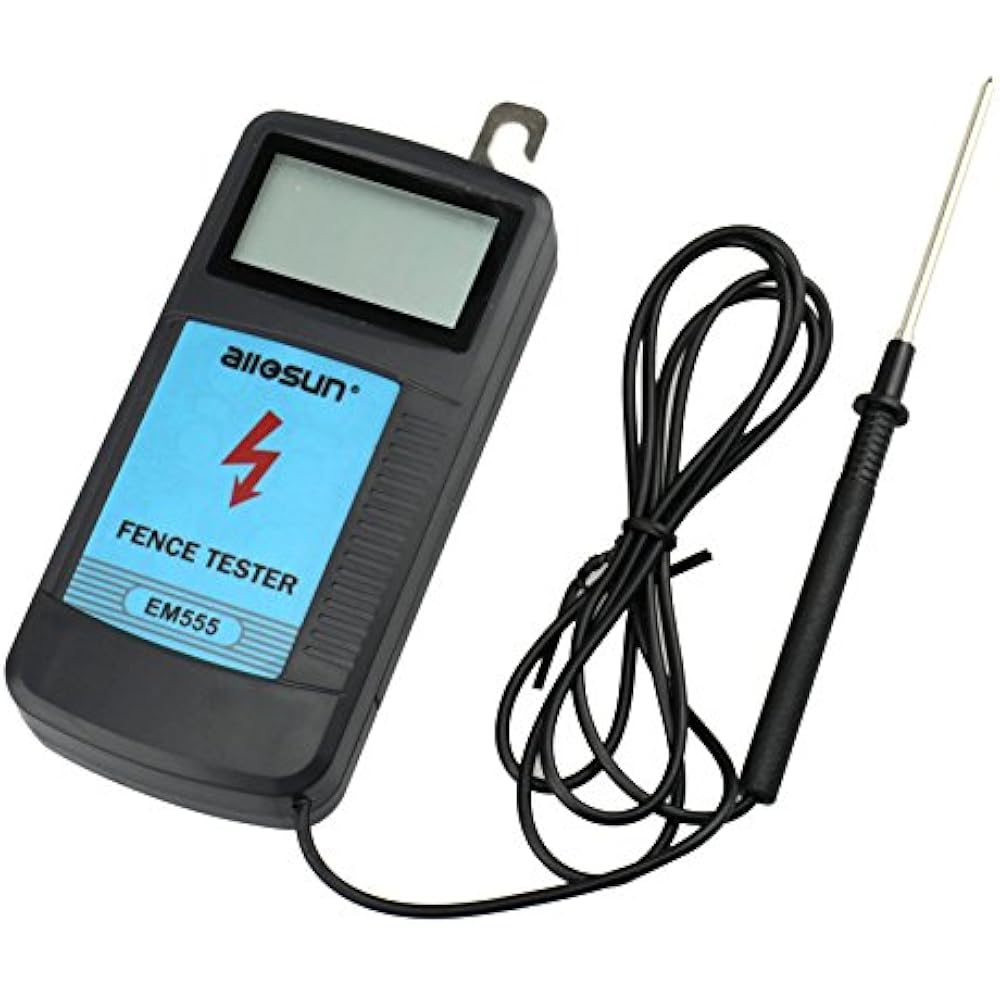 Digital Electrical Fence Tester High Voltage 3009900V Gardening Tools
