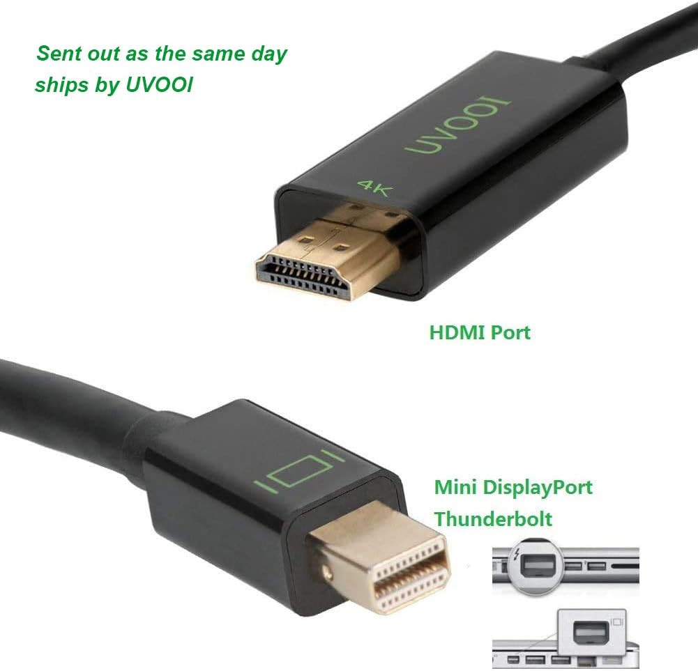 Electronics Hdmi Cables Active Mini Displayport To Hdmi 2 0 Adapter Cable 10 Feet 1440p 144hz Resolution Uvooi Mini Dp To Hdmi Active Cable Supporting Eyefinity Technology 4k 60hz