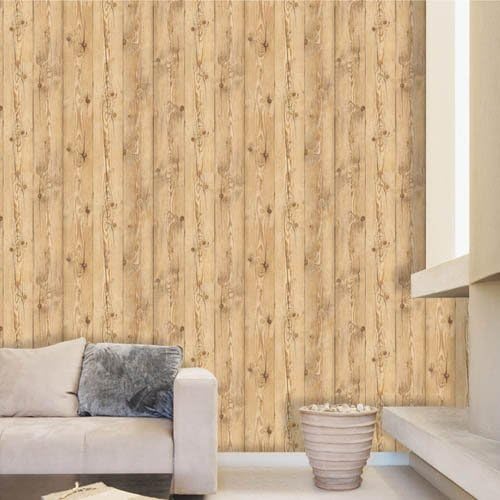 TOONILOVE Self Adhesive Wallpaper Removable Contact Paper Peel and Stick Wood Panel Effect DIY interior decorating TL-HWN-045 Size:1.64 ft x 9.84 ft