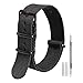 Ritche 22mm NATO Strap Black Nylon Watch Band Replacement Watch Strap for Men Women