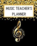 Music Teacher Planner: Daily Planner Calendar August 2019 to December 2020 | Appointment Scheduling, Music Lessons, Organization by Sensational Organization
