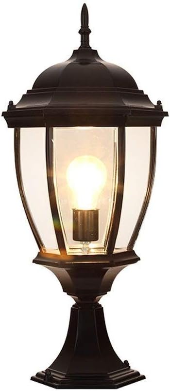 lqgpsx IP65 wasserdichte Säulenpfostenleuchten Außen Rostschutz