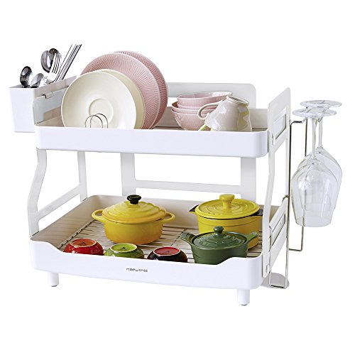 2 Tier Big Size, Smart Kitchen Sinkware Dish Rack, Dish Drying rack,
Stainless Steel