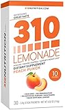310 Lemonade Peach Punch - Water Enhancer and Flavoring | Slimming 310 Lemonade Helps Restore PH Balance to Your Body | 0 Grams of Sugar and CAFFEINE-FREE