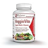 Liquid Multivitamin Dietary Supplement For Men And Women By Rejuve - 100% Natural Formula - 42 Vegetables & Fruits Proprietary Blend - Highly Nutritional Ingredients - 60 Liquid Filled Capsules