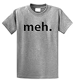 Comical Shirt Men's Meh. Funny Gamer TV Homer Shirt T-Shirt