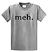 Comical Shirt Men's Meh. Funny Gamer TV Homer Shirt T-Shirt