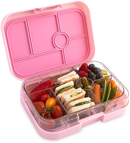 Yumbox Leakproof Bento Lunch Box Container (Pink Lemonade) for Kids