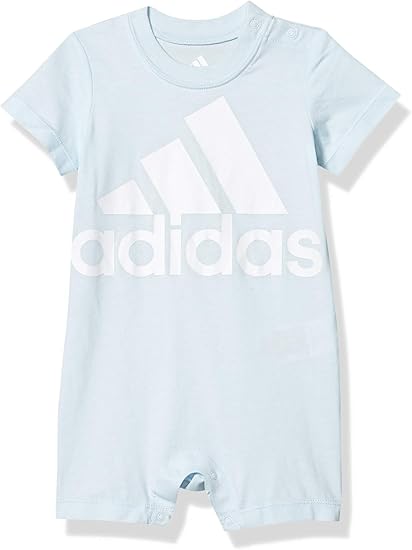 Amazon Co Jp Adidas ベビー ボーイズ ショーティー コットン ロンパース 服 ファッション小物