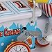 MagiDeal Iron Sheet Wind-Up Ice Cream Trolly Vendor Clockwork Tin Toy