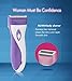 Epilador Hair Epilator For Women Lady girl Shavers Bikini Trimmer Grooming Bodygroom Laser Epilador Epilatior hair cutting Tweezing Hair Removal System Bikini Line & Legs Portable Travel Wet Dry Use