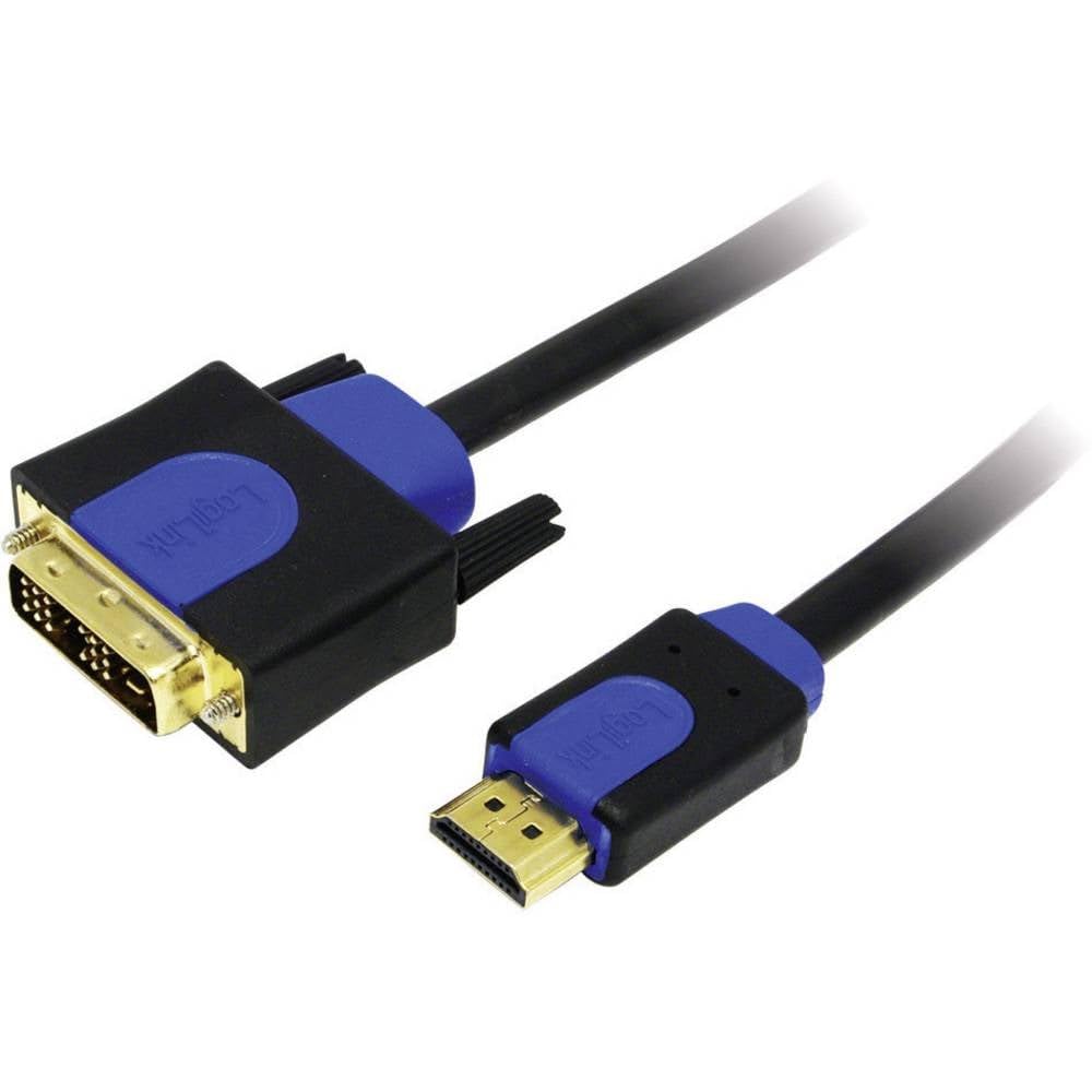 LogiLink 1m HDMI to DVI Cable - Black