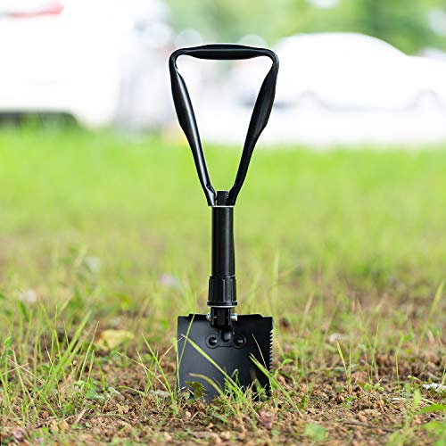 kaforto Military Folding Camping Shovel High Carbon Steel Portable