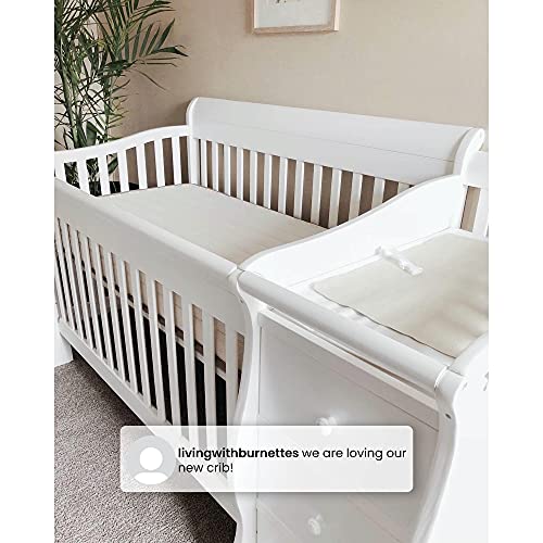 Delta Children Princeton Junction Convertible Crib and Changer, Grey