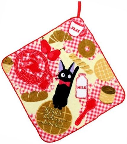 Amazon Co Jp 魔女の宅急便 ループタオル ブレックファースト 衛生的な抗菌防臭加工 名前が書けるネームタグ付き ジブリがいっぱい おもちゃ