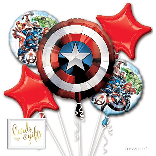 Andaz press balloon bouquet party kit with gold cards & gifts…