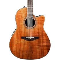 Ovation CS24P-FKOA Acoustic-Electric Guitar, Figured Koa
