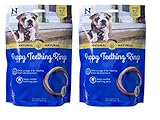 N-Bone Chicken Flavor Natural Puppy Teething Rings with DHA and Calcium, 6 Count Bag - Pack of 2 (7.2 Oz. Ea.)