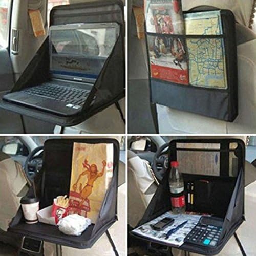 NEW Multifunctional Multi Pockets Holder Table for Car Folding Laptop Back Seat Notebook Food Dining Work Desk Portable Organizer Tool