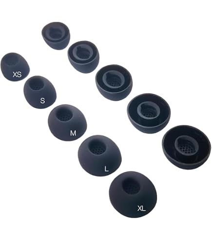 Lot De 6 Embouts De Rechange Pour JBL Tour Pro 2 – Noir – Marque Kwmobile