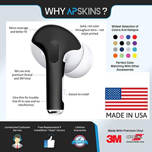 APSkin Skins for Apple AirPod Pro Vinyl Protective Wraps Stickers