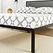 ZINUS Korey Metal Platform Bed Frame with Upholstered Headboard, Wood Slat Support, No Box Spring, Easy Assembly, Twin