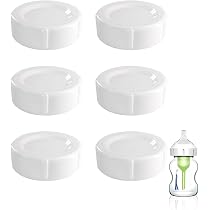 10 Bouchons étroits + 2 Aiguilles Pour Biberons Dr Brown, Medela – Sans BPA, étanches – Pour Voyage Et Stockage Lait