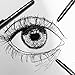 BOXUN Professional Black Fineliner Pens, Ink Drawing Pens - Set of 9 Waterproof Micro-line Pen for Manga, Outline, Illustration, Drafting, Sketching, Hand Lettering