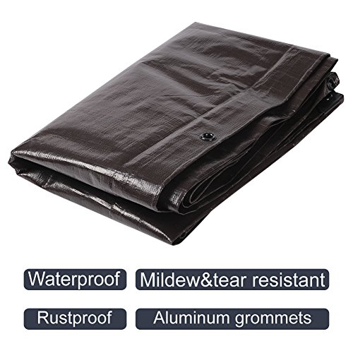 ChaoJin Outdoor Tarp Heavy Duty 9 Mil Camping Car Pool Shade Waterproof