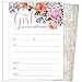 It’s a Girl Baby Shower Invitations Set of 25 Fill-In Style 4.25” x 6” Cards and A6 Envelopes. Printed on Heavy Card Stock.