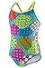 Speedo Big Girls' 1-piece Swimsuit-Happy Flowers (12)