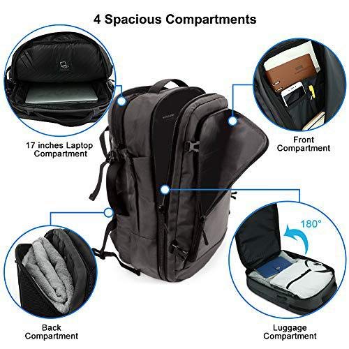 Borse per PC portatili Tikea Zaino Business da Viaggio e Porta PC per  Laptop da 17 pollici con Porta di Ricarica USB 2.0 e Auricolari Impermeabile  Antifurto Nero urban-earth.co.uk