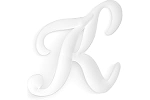 WISH YOUNG 3PCS Letter Charms Compatible with Bogg Bags,2.75 in Large Size Bag Inserts Accessories Decorative Charm for Beach Bag (White, K)